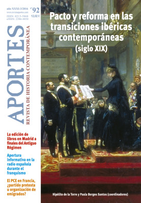 Nº 92 Aportes. Revista de Historia Contemporánea. Año XXXI (3/2016)